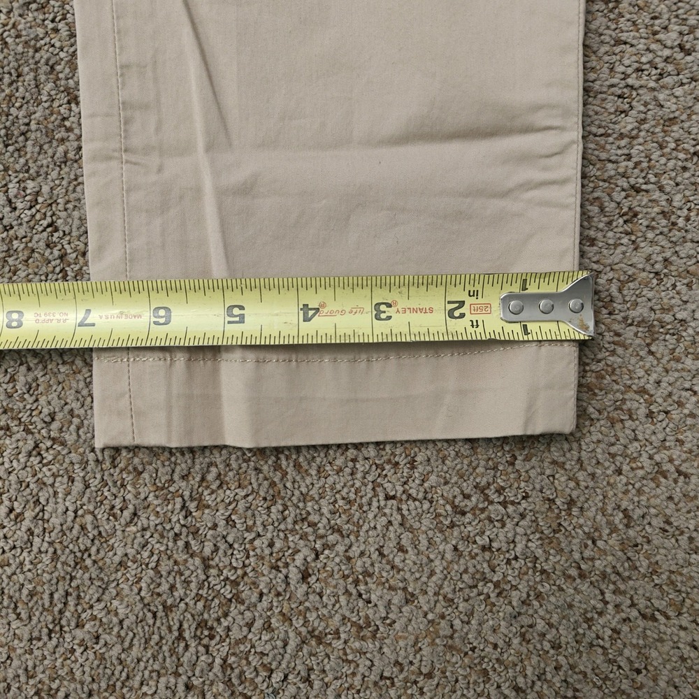 Lacoste Mens Slim Fit Chino Pants Macaroon Beige Cotton Stretch HH2739 US 33 NEW - Picture 12 of 14